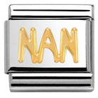 030107/17 Classic WRITING. S/Steel,bonded yellow gold NAN