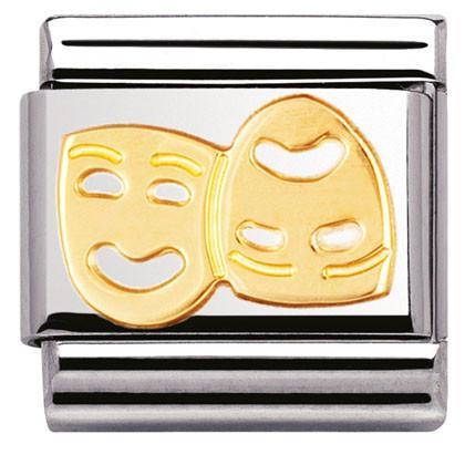 030110/01 Classic S/steel,Bonded Yellow Gold Masks