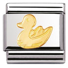 030113/01 Classic,S/steel,bonded yellow gold Duck