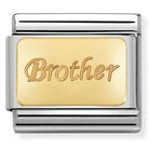 030121/35Classic bonded yellow Gold Engraved Sign BROTHER 030121/35