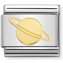 030161/10 Classic SYMBOL, S/Steel,bonded yellow gold Planet