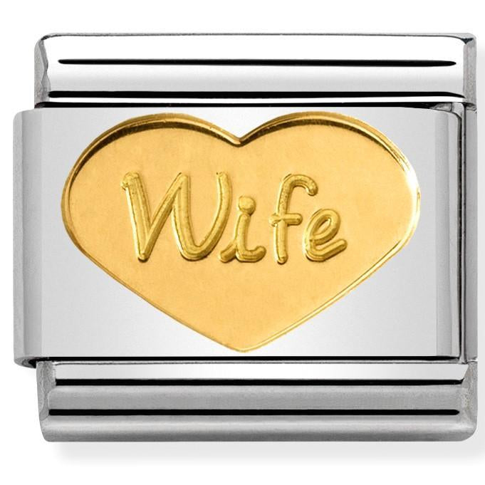 030162/42 Classic bonded yellow Gold Heart Wife