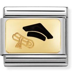 030284/27 Classic yellow Gold & Enamel Graduation