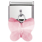 030604/11 Classic,S/steel, butterfly Pink