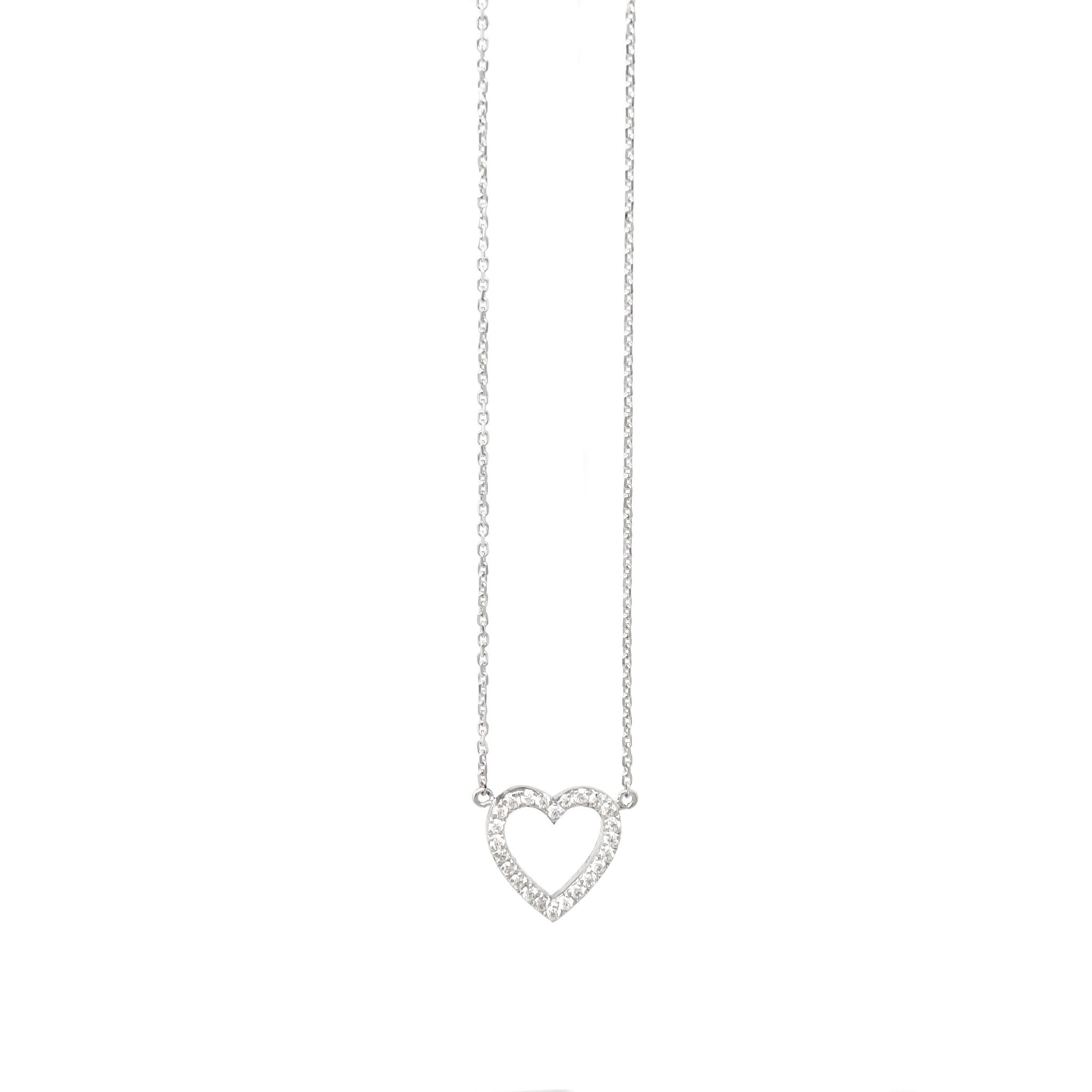 18ct Gold Dainty Diamond Heart