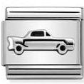 330101/33 Classic OXIDIZED st.steel, silver Vintage Car