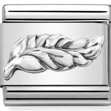 330101/47 Classic OXIDIZED ,,S/Steel 925 silver Feather