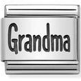 330102/44 Classic Silver Plate Oxidised GRANDMA
