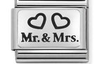 330109/01 CLASSIC SILVER OXIDIZED MR & MRS