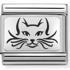 330109/05 CLASSIC SILVER OXIDIZED CAT