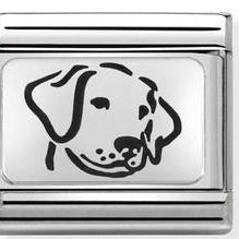 330109/06 CLASSIC SILVER OXIDIZED DOG