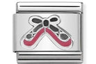 330202/41 CLASSIC SILVER & ENAMEL BALLET SHOES PINK