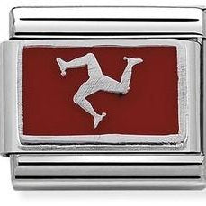 330209/03 Classic Silver & Enamel Isle of Man