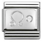 330302/05 Classic ZODIAC S/steel,CZ,925 silver Leo