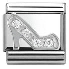 330304/09 Classic S/steel,CZ,silver 925 Shoe Stiletto