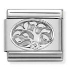 330311/10 Classic S/Steel,silver 925,CZ Tree of Life