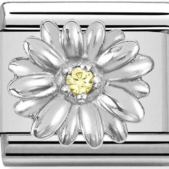 330311/13 Classic symbols S/Steel,silver 925,CZ.Daisy