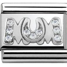 330316/08 Classic PAVE,S/Steel,CZ, 925 silver MUM