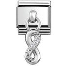 331800/10 Classic CHARMS stainless steel and silver 925 (10_Infinity)