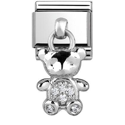 331800/23 Classic CHARMS S/steel,silver 925 Teddy Bear