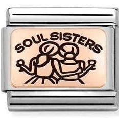 430111/09 Classic ,S/steel.Bonded Rose Gold, Soul Sisters