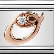430310/15 Classic 9ct Rose Gold Letter O