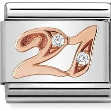 430315/21 Class Rose Gold Number 21