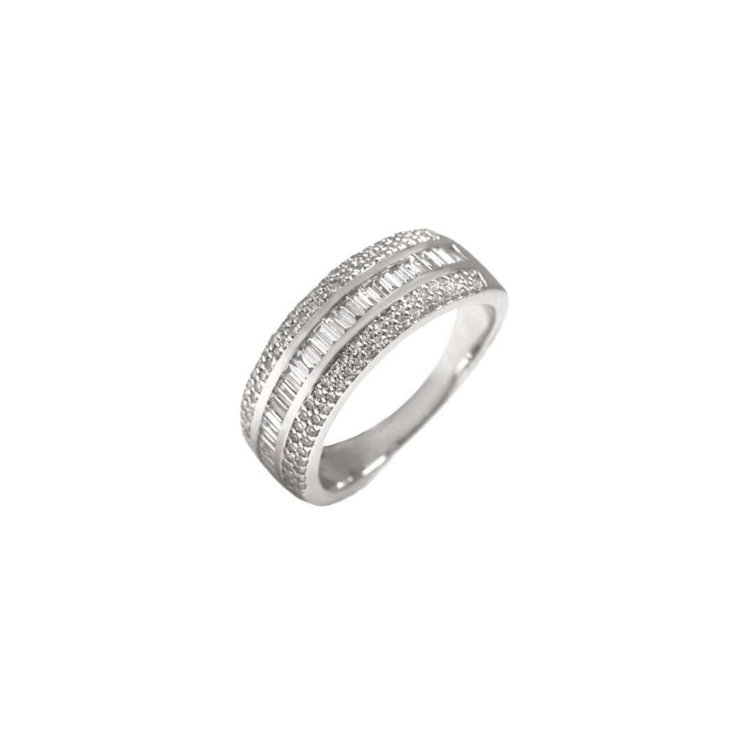 Baguette Diamond Band - 9ct Gold