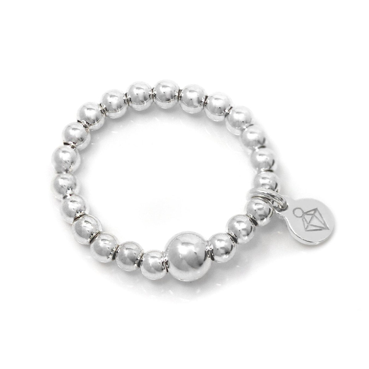 Sterling Silver Ball Ring | Say It With