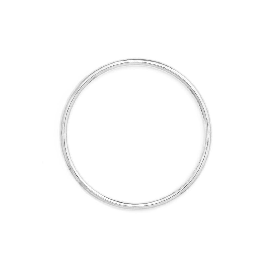 Sterling Silver Round Bangle