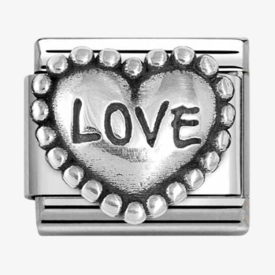 Classic Dotted Love Heart Link