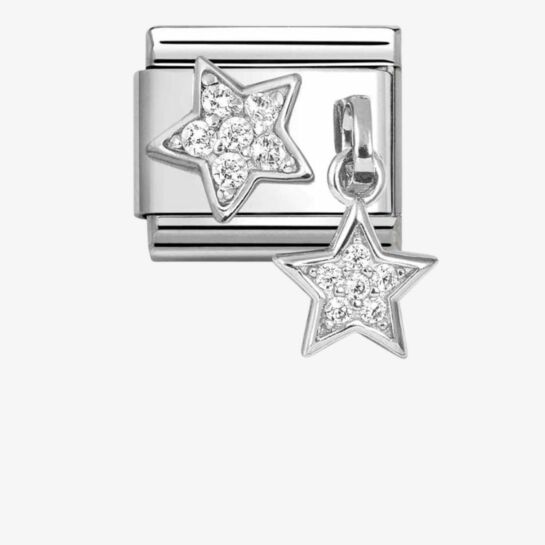 Classic CZ Double Star Link