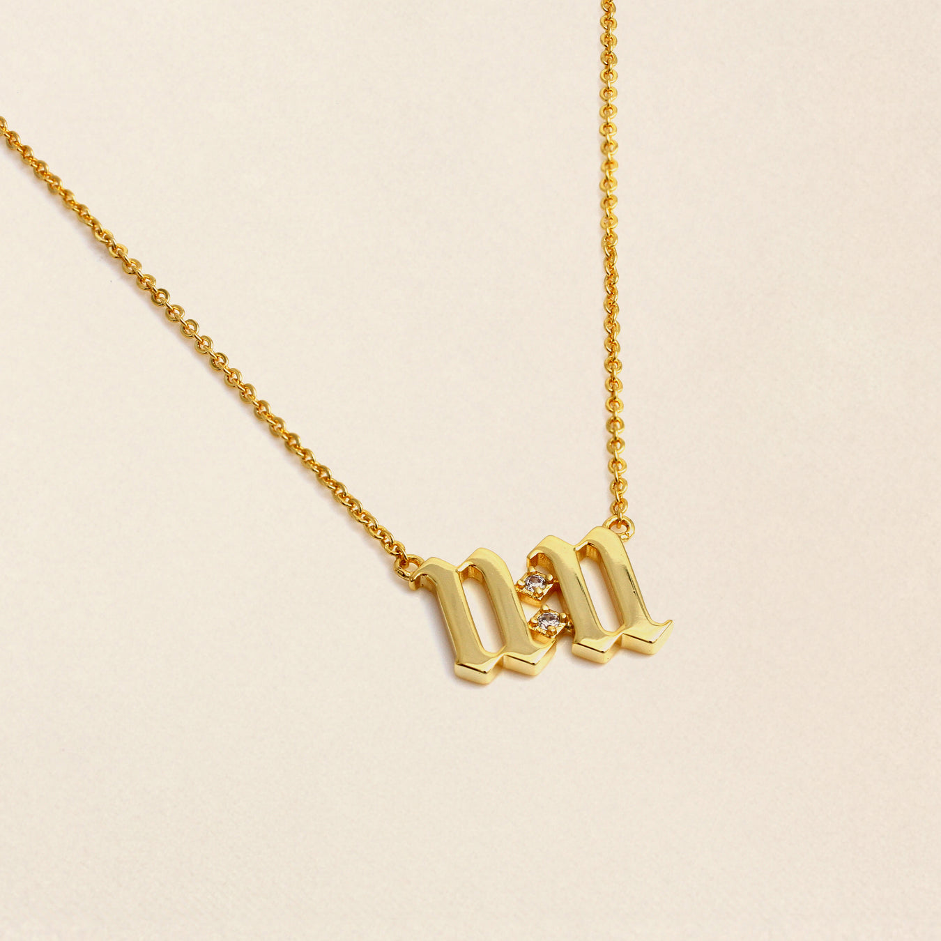 11:11 Necklace Yellow Gold | Say It With