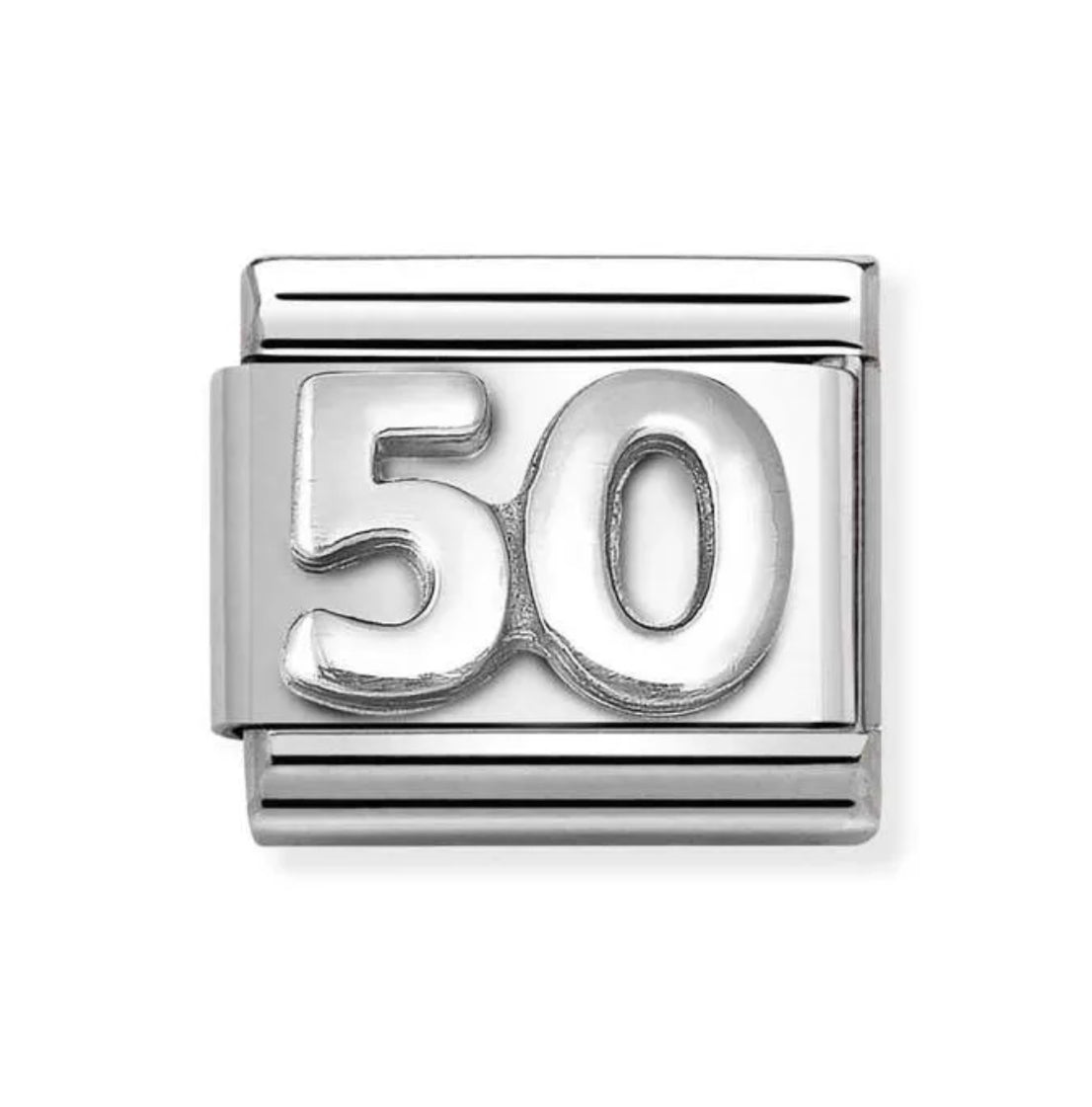 Nomination Classic Silver Number 50 Charm