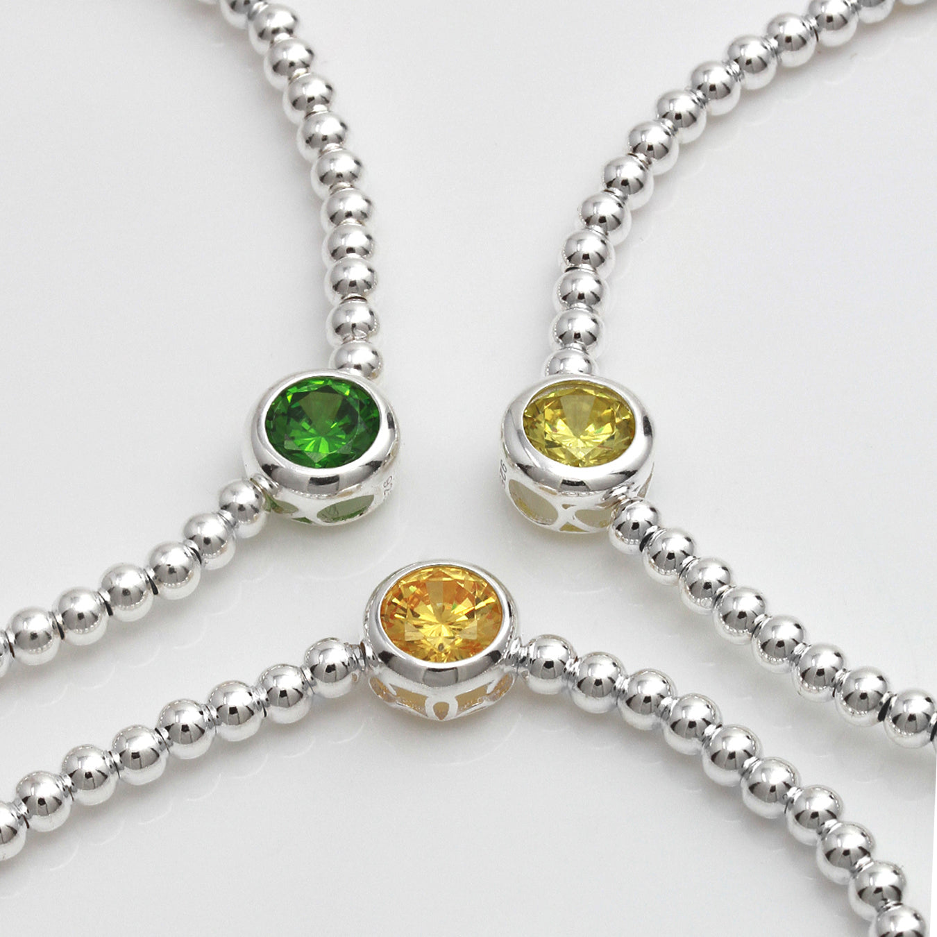 Sterling silver May birthstone necklace Sterling silver May birthstone necklace