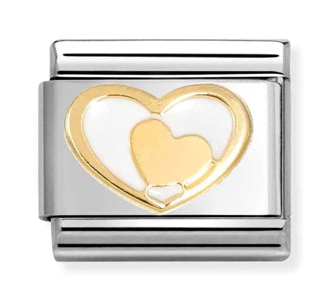 Classic Heart Gold Heart Link