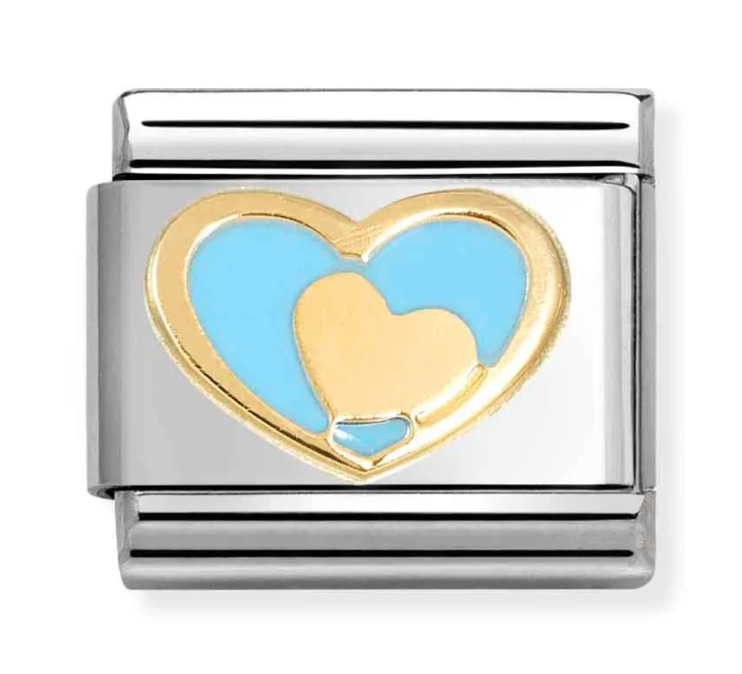 Classic Heart Gold Heart Link