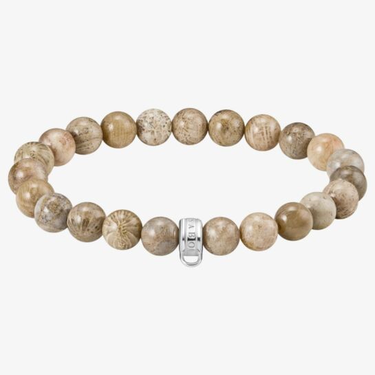Daisy Jasper 19cm Bead Bracelet