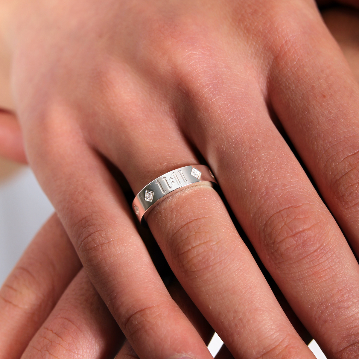 【webサイト完売サイズ】WISH II Ring - Silver 11号 Wish Ring Bundle | Pandora UK new