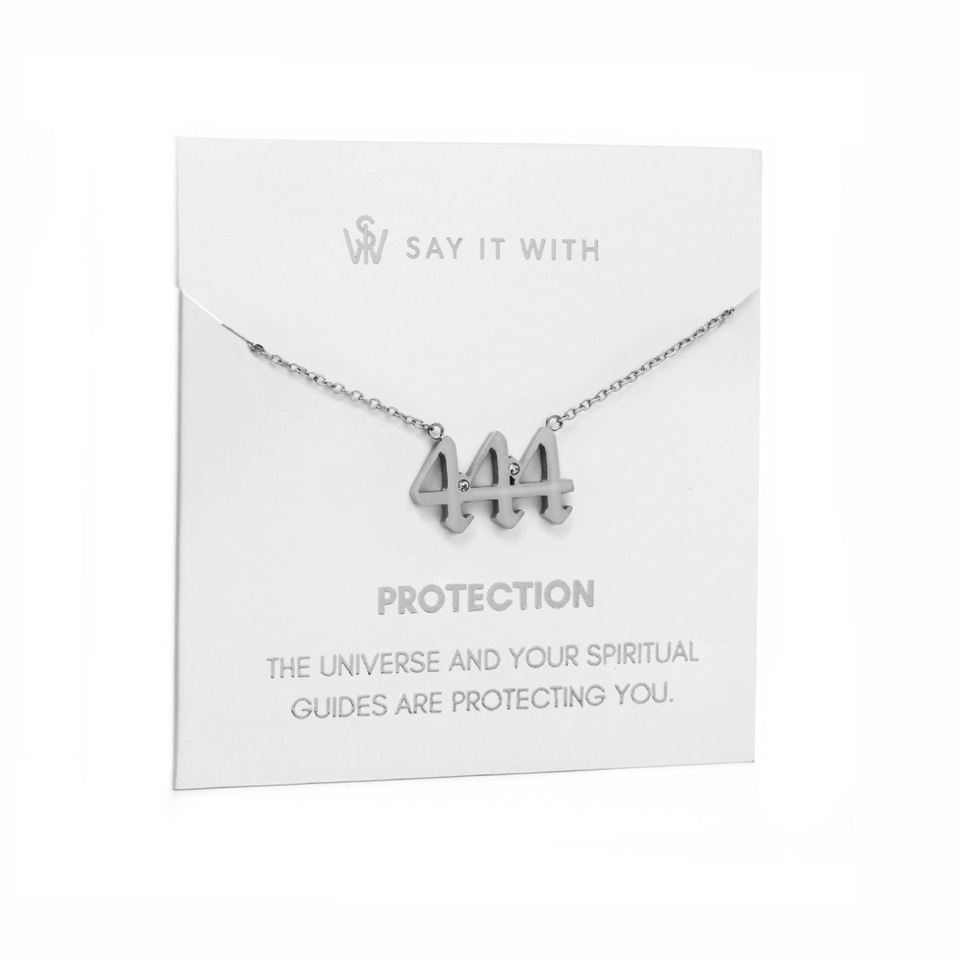 ノエル Angel Necklace Silver 444 | Say It With