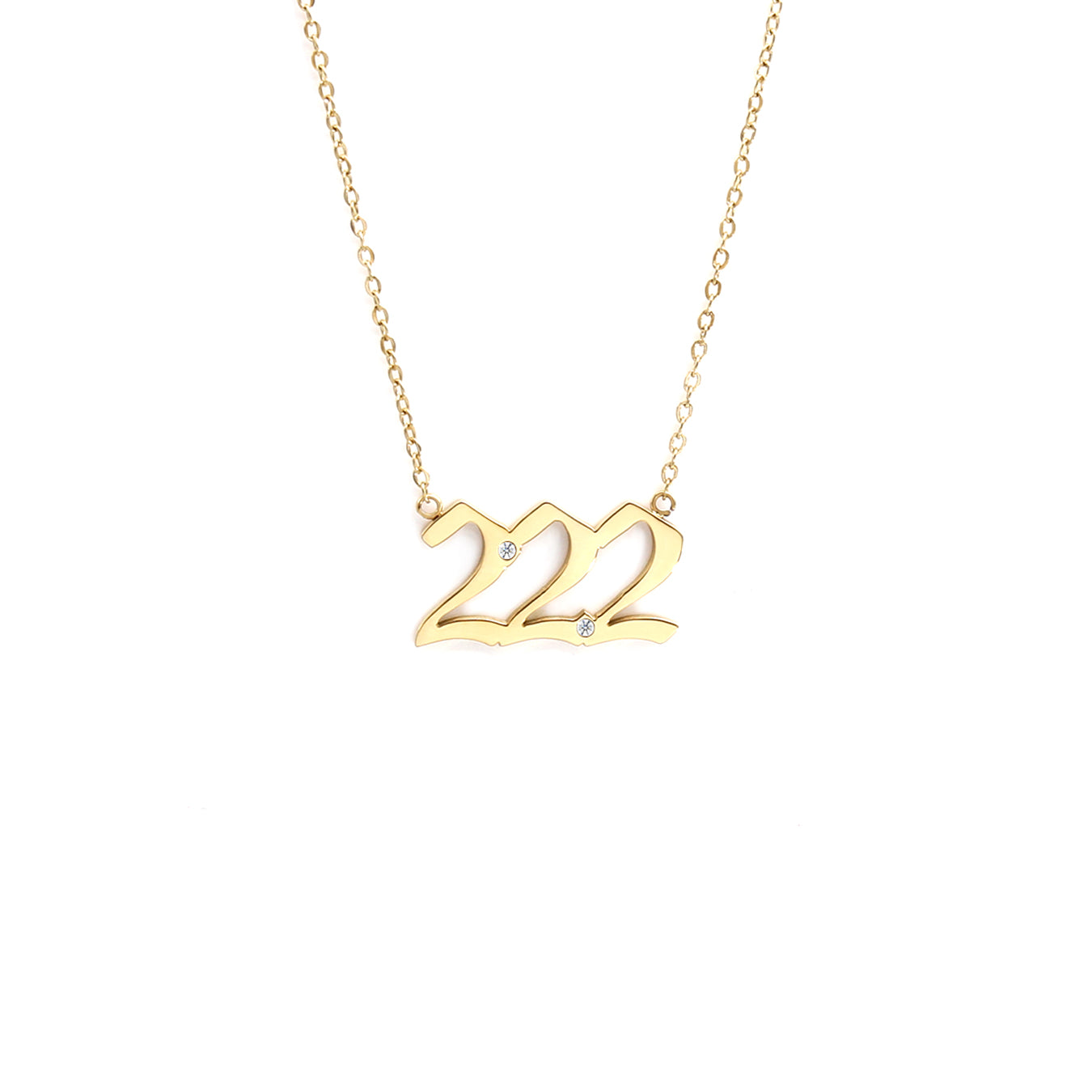 2点、ニュイ、アンテグラール Angel Number Necklace - Gaia Luna