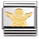 030105/04 Classic S/Steel, bonded yellow gold Angel - SayItWithDiamonds.com