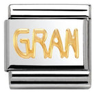030107/18 Classic WRITING,S/steel,bonded yellow gold GRAN - SayItWithDiamonds.com