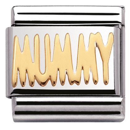 030107/21 Classic Writing, S/Steel, bonded yellow gold Mummy