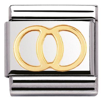 030109/21 Classic,S/steel ,bonded yellow gold Wedding rings - SayItWithDiamonds.com
