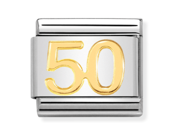 Nomination Classic Gold Number 50 Link