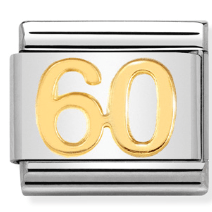 030109/43 Classic bonded yellow Gold Number 60 - SayItWithDiamonds.com