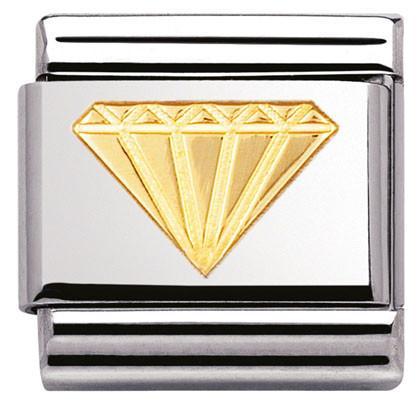 030115/03 Classic S/steel,bonded yellow gold Diamond - SayItWithDiamonds.com