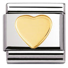 030116/02 Classic S/Steel,bonded yellow gold Heart - SayItWithDiamonds.com