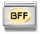 030272/58 Classic steel,enamel,yellow gold, BFF